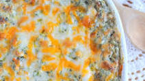 Four Ingredient Baked Spinach Dip Recipe