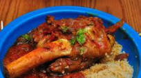 Pressure Cooker Persian Lamb Shanks with Eggplant and Tomatoes (Khoresht Bademjan) Pressure Cooker Persian Lamb Shanks with Eggplant and Tomatoes (Khoresht Bademjan)