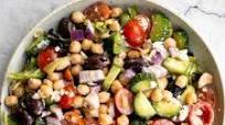 Chickpea Greek Salad Chickpea Greek Salad