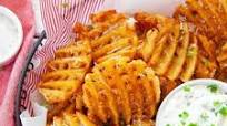 Air Fryer Frozen Waffle Cut Fries Air Fryer Frozen Waffle Cut Fries