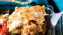 Easy Layered Chicken Enchilada Casserole Easy Layered Chicken Enchilada Casserole