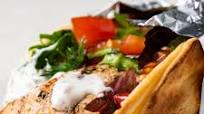 Greek Chicken Souvlaki Gyro Wrap Greek Chicken Souvlaki Gyro Wrap