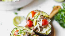 Taco Stuffed Avocado {Keto, Low-Carb} Taco Stuffed Avocado {Keto, Low-Carb}