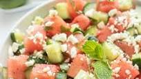 Mediterranean Watermelon Salad Mediterranean Watermelon Salad