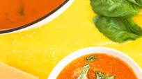 Tomato Soup with Cauliflower Gnocchi Dumplings Tomato Soup with Cauliflower Gnocchi Dumplings