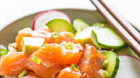 Salmon Avocado Poke Bowl Salmon Avocado Poke Bowl