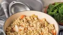 Chicken and barley casserole Chicken and barley casserole
