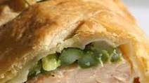 French in a Flash: Salmon en Croûte with Rosemary and Asparagus Recipe French in a Flash: Salmon en Croûte with Rosemary and Asparagus Recipe