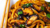 Udon Noodle and Mushroom Stir Fry Udon Noodle and Mushroom Stir Fry