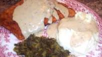 Golden Fried Cubed Pork and Sawmill Gravy Golden Fried Cubed Pork and Sawmill Gravy