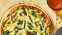 Crustless Spinach & Asparagus Quiche with Gruyère Crustless Spinach & Asparagus Quiche with Gruyère