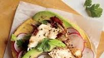 Baja Fish and Avocado Tostada Baja Fish and Avocado Tostada