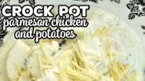 Parmesan Crock Pot Chicken and Potatoes Parmesan Crock Pot Chicken and Potatoes