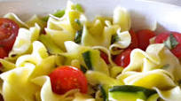 Cherry Tomatoes and Zucchini with Buttery Noodles Cherry Tomatoes and Zucchini with Buttery Noodles
