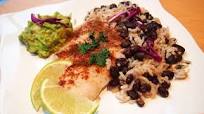 Spicy Mexican Fish Fillets with Rice and Beans Spicy Mexican Fish Fillets with Rice and Beans