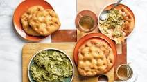 Zucchini dip with fried pizza dough recipe Zucchini dip with fried pizza dough recipe