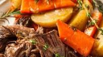 Slow Cooker Italian Roast Beef with Potatoes & Carrots Slow Cooker Italian Roast Beef with Potatoes & Carrots