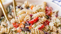 Greek Veggie Pasta Salad Greek Veggie Pasta Salad
