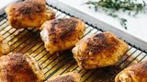 Crispy Baked Chicken Thighs Crispy Baked Chicken Thighs