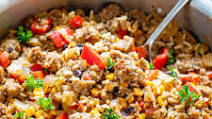 15-Minute Cowboy Beef and Rice Skillet 15-Minute Cowboy Beef and Rice Skillet