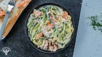 5-Ingredient Salmon Alfredo Keto Recipe 5-Ingredient Salmon Alfredo Keto Recipe