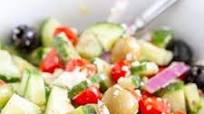 Greek Cucumber Salad Greek Cucumber Salad