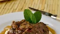 Pan Roasted Lamb Steak over Cauliflower Mash Pan Roasted Lamb Steak over Cauliflower Mash
