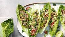 Thai pork lettuce cups Thai pork lettuce cups
