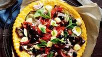 Antipasto polenta tart Antipasto polenta tart