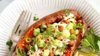 Mediterranean Baked Sweet Potatoes Mediterranean Baked Sweet Potatoes
