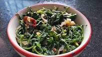 Kolmi Shak Bhaja Recipe Kolmi Shak Bhaja Recipe