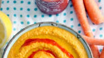 Sweet and Spicy Sriracha and Carrot Hummus Sweet and Spicy Sriracha and Carrot Hummus