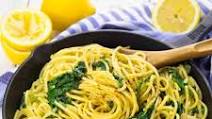 Lemon Spaghetti with Spinach Lemon Spaghetti with Spinach