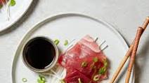 Tuna Sashimi With Daikon and Ginger Tuna Sashimi With Daikon and Ginger