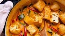 Vegetable Red Curry with Tofu Puffs Vegetable Red Curry with Tofu Puffs
