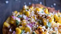 MEXICAN STREET CORN TOSTADAS MEXICAN STREET CORN TOSTADAS