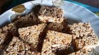 Til and dry fruits chikki with jaggery Til and dry fruits chikki with jaggery