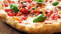 Frying pan Neapolitan pizza Frying pan Neapolitan pizza