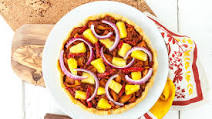 Hawaiian BBQ Jackfruit Pizza Hawaiian BBQ Jackfruit Pizza