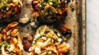 Loaded BBQ Baked Potatoes Loaded BBQ Baked Potatoes