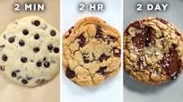 2-Minute Vs. 2-Hour Vs. 2-Day Cookie | Recipes 2-Minute Vs. 2-Hour Vs. 2-Day Cookie | Recipes