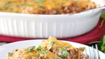 Low FODMAP Spanish Beef and Rice Casserole Low FODMAP Spanish Beef and Rice Casserole
