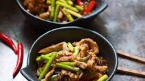 Shredded pork in hot garlic sauce Shredded pork in hot garlic sauce