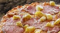 PINEAPPLE AND CANADIAN BACON NAAN PIZZA PINEAPPLE AND CANADIAN BACON NAAN PIZZA