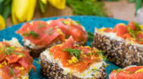 Smoked Salmon Breakfast Toasts Smoked Salmon Breakfast Toasts