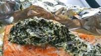Stuffed spinach and cream cheese salmon fillets Stuffed spinach and cream cheese salmon fillets