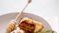 Grilled Pear, Honey, and Brie Crostini Grilled Pear, Honey, and Brie Crostini