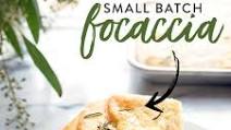 Small Batch Focaccia Small Batch Focaccia