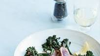 Pan-Seared Tuna Steaks with Ginger Vinaigrette Pan-Seared Tuna Steaks with Ginger Vinaigrette