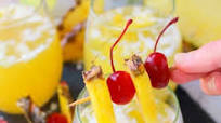Pina Colada Champagne Punch Pina Colada Champagne Punch